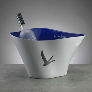 Illuminated Ice Bucket 2 Bottles <b>Plastic</b> Finish with Led Lights for Lounge and Club, Private Label, OEM Custom - Product Image 5