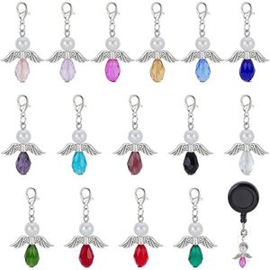 ODM Service Birthstone Angel <b>Keychain</b> <b>Personalized</b> Guardian Angel Keyring Custom Logo Wedding Favor Baptism Memorial Gift - Product Image 1