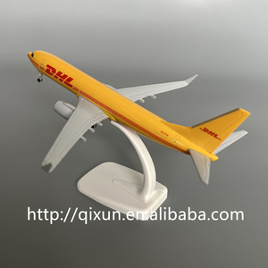 ราคาขายส่ง ของขวัญสั่งทำพิเศษ โมเดลเครื่องบินไดแคสต์ <span class=keywords><strong>B737</strong></span> DHL Airline ขนาด 1/<span class=keywords><strong>200</strong></span> 20 ซม. พร้อมล้อ - Product Image 5