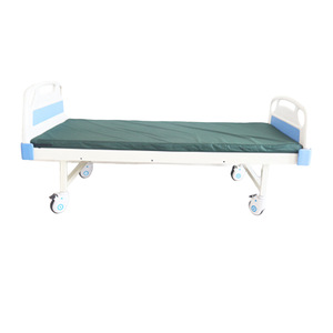 Lit médical à plateau plat en acier au carbone avec roulettes pour hôpital et usage domestique - Product Image 5