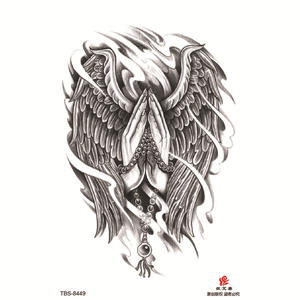 Tatuajes Temporales Personalizados en 3D, Resistentes al Agua, Papel de Transferencia de Agua, Película PET, Duración de 5 a 7 Días, Diseños de Animales, Lobos, Dragones y <span class=keywords><strong>Flores</strong></span> - Product Image 6