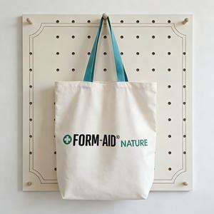 Sac fourre-tout en toile épaisse de haute qualité, personnalisé, avec poignées contrastées, écologique, pour cadeaux médicaux et de santé - Product Image 1