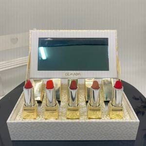 Luxury Brand Makeup Lipstick <b>Set</b> - Gold Tube Velvet Lipstick 1.5g X 5 Gift Box <b>Set</b> - Product Image 2