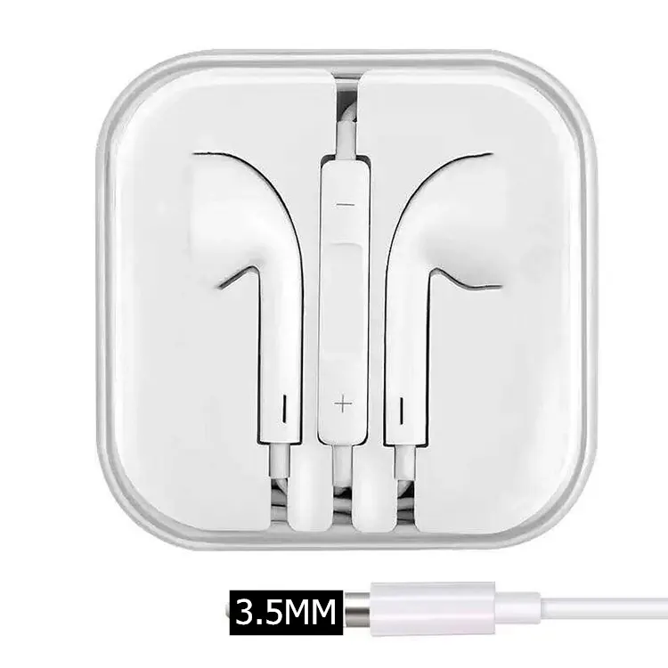 1.2 M Earphones Wired 3.5mm with Mic 1.1M In-ear Stereo headphone for iphone 4/5/6 android
