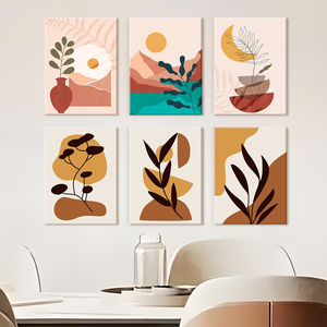 Prix de gros personnalisé Orfon Kit de <span class=keywords><strong>peinture</strong></span> par numéros créatif moderne mini 6 pièces 15x20cm <span class=keywords><strong>Peinture</strong></span> par numéros DIY petite OEM Global - Product Image 2