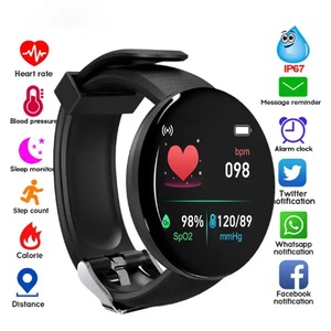 Reloj Inteligente D18 Unisex, Monitor de Presión Arterial, Reloj Inteligente Deportivo, Monitor de Actividad Física, Podómetro, Relojes Inteligentes Resistentes al Agua, Pulsera Inteligente D18 - Product Image 6