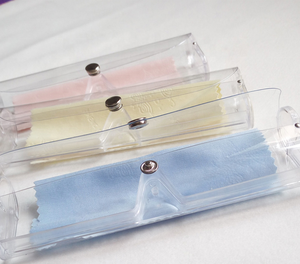 サングラスケース高級クリアPVCレザーディスプレイ眼鏡バッグポーチ紙箱サンアイグラス包装 - Product Image 1