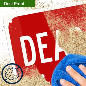 Panneau de retournement sans issue-Aluminium antirouille de 10x14 pouces-Résistant à la décoloration pour les routes, les rues et le contrôle de la circulation - Product Image 5