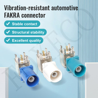 FOXECO Assemblages de connecteurs FAKRA personnalisés résistants aux vibrations en PBT/PA66 pour applications automobiles