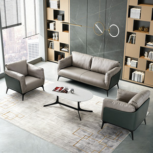 Sofá de Oficina de Tres Plazas, Simple y Moderno, <span class=keywords><strong>para</strong></span> Recepción, Negociación, Área de Descanso, Sala de Reuniones - Product Image 1