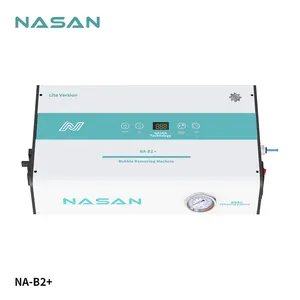 2022 Trending NASAN Mini Bubble Removing machine with Air Compressor NA-B2+ LCD Air Bubble remover