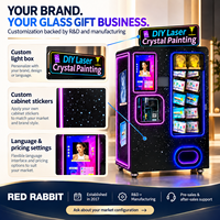 Kiosque de gravure laser 3D en cristal en libre-service 320DK