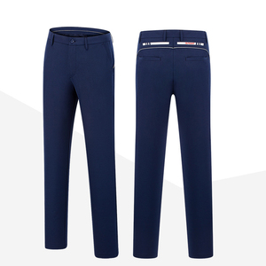 Vente en gros personnalisée haute extensible affaires Spandex solide gris golf sport droit pantalons longs pour hommes Knickerbockers culottes - Product Image 2