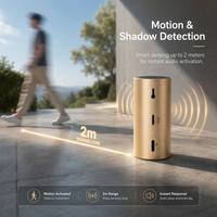 Lecteur MP3 à capteur de lumière Shadow Control Sound Box Player pour affichage publicitaire en supermarché