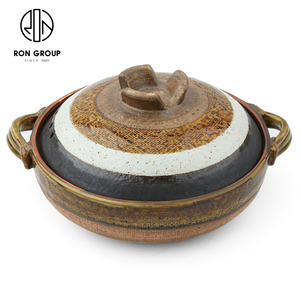Casseroles et poêles en argile de cuisine en céramique de restaurant de haute qualité OEM avec couvercle - Product Image 6