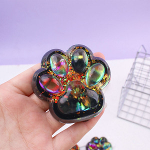 Jouet Squishy Taba en Gros à Rebond Lent, Couleurs Étoilées Combinées, Patte de Chat Unique en TPR, Jouets à Pincer et à Presser, Colorés pour Filles - Product Image 6