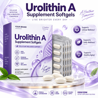 Approvisionnement en gros : Urolithin A – Complément en gélules, Formule de nutrition cellulaire, 30 gélules pour un soutien à l'âge sain, OEM ODM