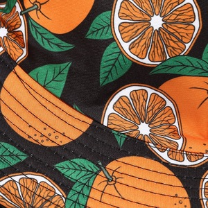 Protector solar sol hombres mujeres doble cara plegable Bob gorra Panamá gorras limón manzana piña pescador sombreros fruta estampado cubo sombrero - Product Image 6