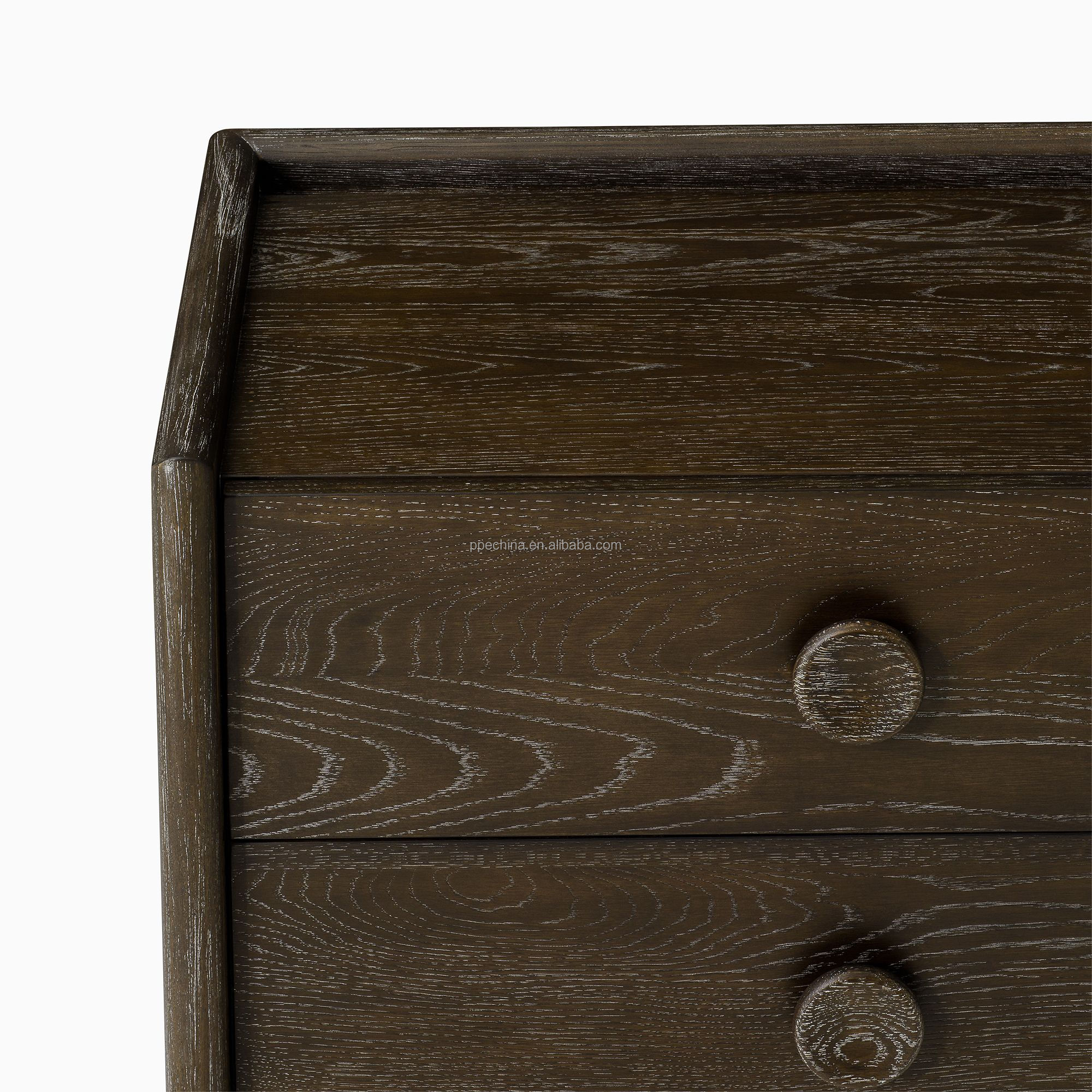 High Quality Oak Cabinet Wooden Material Solid Wood Cabinet Modern Style 6-Drawer Dresser Living Room Furniture for Home