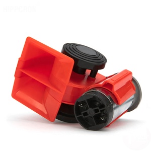 แตรไฟฟ้าสองโทนสี<span class=keywords><strong>แดง</strong></span>ขนาดกะทัดรัด12V,สำหรับรถบรรทุกมอเตอร์ไซค์อเนกประสงค์ - Product Image 6