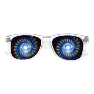 Festival Heart Diffraction Plastic <strong>Glasses</strong> Frame Firework &amp; Heart Shape Paper Diffraction Rainbow <strong>Glasses</strong> for Christmas <strong>Parties</strong> - Product Image 2