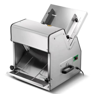 Máquina Cortadora de Pan Comercial de Acero Inoxidable, Nueva, 31 Rebanadas, Equipo para Cortar Pan Tostado a Base de Harina para Panadería - Product Image 1