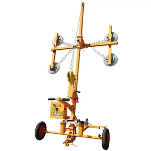 Prompt Goods 200KG Manual Glass Mobile Vacuum Suction Lifter Tool Hand Carts Trolleys Glass Lifter for sale