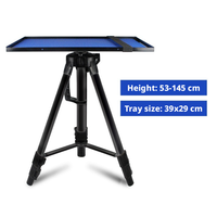 Support de rangement pour trépied en alliage d'aluminium avec support de projecteur à hauteur réglable pour un positionnement dynamique