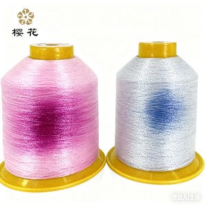 특수 UV 변색사 자수용 폴리에스터 실, 직조 DIY 패션 디자인용 UV 원사 150d/2 - Product Image 2