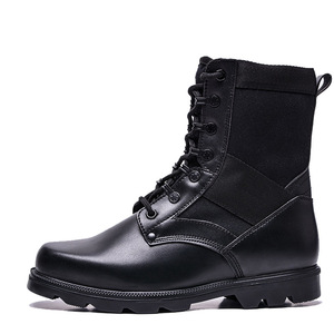 Bottes <span class=keywords><strong>Ranger</strong></span> noires de qualité supérieure, chaussures d'extérieur pour les amateurs d'aventure - Product Image 4