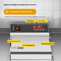 Machine à gaufres Blios à économie d'énergie, 1300W, en acier inoxydable, 220V 50Hz 60Hz, pour pâtisserie et boulangerie