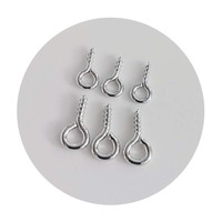 Petits minuscules Mini épingles à œil Eyepins crochets oeillets vis fileté or fermoirs crochets résultats de bijoux pour faire du bricolage
