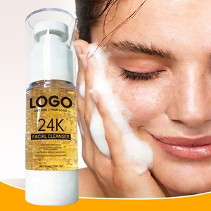 Limpiador <span class=keywords><strong>Facial</strong></span> 24K de Marca Privada al por Mayor <span class=keywords><strong>con</strong></span> Ácido Hialurónico, <span class=keywords><strong>Espuma</strong></span> <span class=keywords><strong>Limpiadora</strong></span> Hidratante de Larga Duración 30ML, Reduce las Lágrimas de Lágrima y la Sensibilidad - Product Image 2