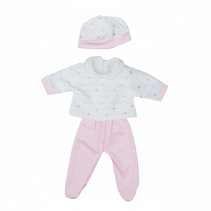 Camicia e pantaloni rosa a fiori con cappello per bambine - Product Image 2