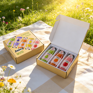 Juego de Regalo de Jugo de Frutas Reutilizable Ecológico Premium, Paquete de 3 Sabores Surtidos con Grabado, Varios Tamaños - Product Image 3