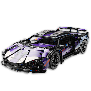 Baka 33012 Màu Tím Tốc Độ Siêu Xe 1064Pcs Quy Mô 1:14 Xây Dựng Khối Xe Ô Tô Moc Nhựa Đồ Chơi Cho Trẻ Em Mô Hình Đồ Chơi Với 2 Xe Bao Gồm - Product Image 1