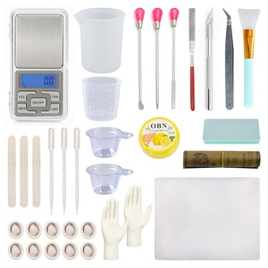 JF042 DIY Résine Bijoux Fabrication Outils Kit Tasse À Mesurer Compte-gouttes Tige De Mélange Creuser Poudre Petite Cuillère Pour La Fabrication Artisanale À La Main - Product Image 1