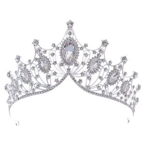Corona nupcial, diadema, accesorio para el cabello <span class=keywords><strong>de</strong></span> boda, tiara sencilla para fiesta <span class=keywords><strong>de</strong></span> cumpleaños - Product Image 6