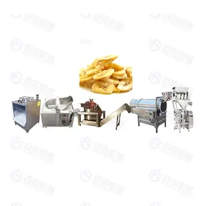 Ligne de production de chips de plantain machine pour fabriquerles chips de plantain machines de traitement de bananes