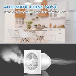 Ventilateur d'extraction 110 CFM 1.0 Sones 5.9 "<span class=keywords><strong>conduit</strong></span> blanc carré silencieux puissant plafond ou ventilateur mural pour <span class=keywords><strong>salle</strong></span> <span class=keywords><strong>de</strong></span> <span class=keywords><strong>bain</strong></span> - Product Image 6