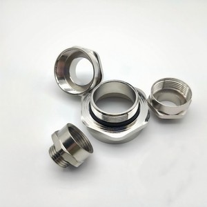 Thép không gỉ ỐNg Lót Reducer 1/2 "NPT Nam x 1/4" inch Nữ Brass Adapter ống phù hợp - Product Image 5