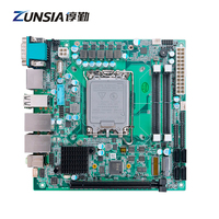 Placa base Zunsia Mini ITX 2 Lan 6COM 4 * SATA 12th 13th Gen LGA 1700 B660 H670 DDR5 X86 placa base Industrial Mini-ITX para quiosco