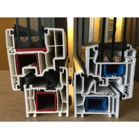 Porte à battants en bois massif et PVC à double vitrage, insonorisée et écologique, pour usage intérieur – Meilleures ventes