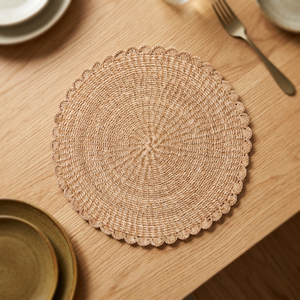 Manteles individuales de algas marinas naturales tejidas a mano para decoración del hogar, decoraciones de boda OEM hechas en Vietnam - Product Image 1