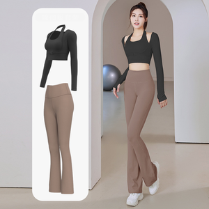 Wholesale Comfortable Gym Running Yoga <strong>Wear</strong> 2 Piece Set Casual Autumn Unstiched Track Suits for Women - Product Image 2