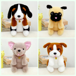 Peluche de Perro de Dibujos Animados, Súper Suave, Relleno de Algodón PP, Cachorro Realista, Compañero de Confort para Niños de 4 a 6 Años, Lavable, 31cm-50cm - Product Image 2