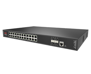 สวิตช์เครือข่ายอีเธอร์เน็ตที่เหมาะสม 28 พอร์ต พร้อมพอร์ต RJ45 24*10/100/1000M และพอร์ต 1/10G SFP+ จำนวน 4 พอร์ต แบบมีระบบจัดการ - Product Image 2