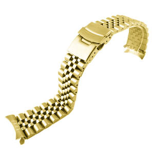 <span class=keywords><strong>Bracelet</strong></span> Lionorm pour <span class=keywords><strong>Skx</strong></span> Jubilee en acier inoxydable 18 mm 19 mm 20 mm 21 mm 22 mm, <span class=keywords><strong>bracelet</strong></span> de montre de luxe à maillons incurvés solides - Product Image 3