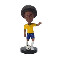 Figura Coleccionable Personalizable de Resina, Pintada a Mano, con Temática Deportiva de Jugador de Fútbol, Regalo Navideño, Muñeco de Acción Personalizado