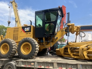 รถเกรดเดอร์ CAT 140K มือสอง เครื่องยนต์คัมมินส์ สีเหลือง อุปกรณ์ก่อสร้างสำหรับงานหนัก - Product Image 5